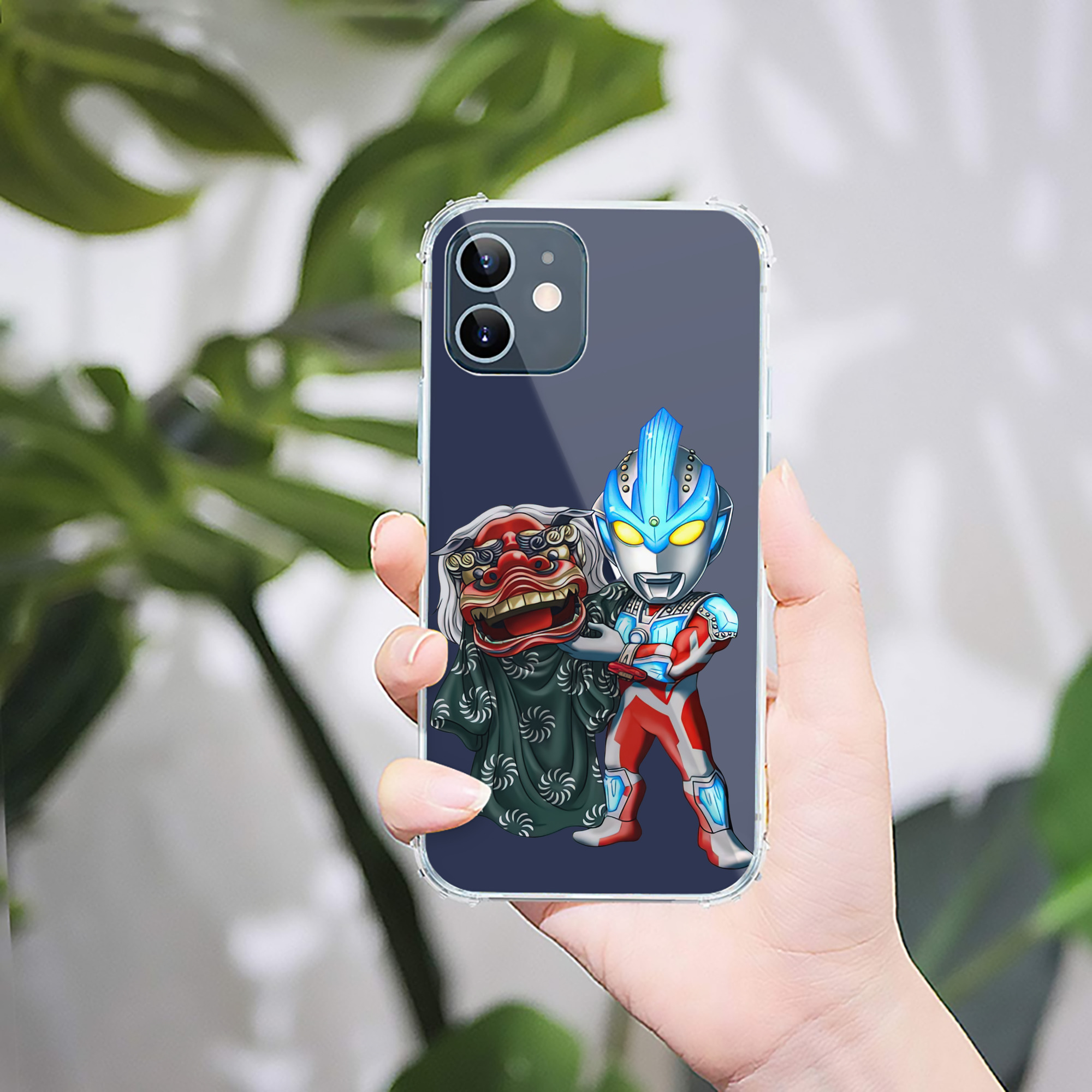 （画像用） ウルトラマン Ultraman 【iPhone 12シリーズ対応】透明スマホケース（クリアソフトケース）